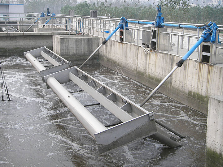 山東棗莊汙水廠-潷水器